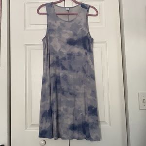 Old Navy blue sleeveless dressL